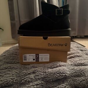 BearPaw Black Ankle Boots